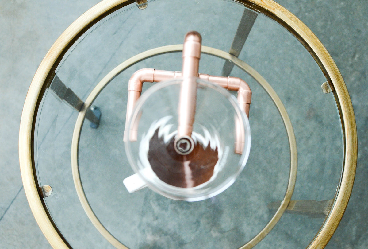 Handmade Copper Pour Over Coffee Stand – Made in Portland, Oregon